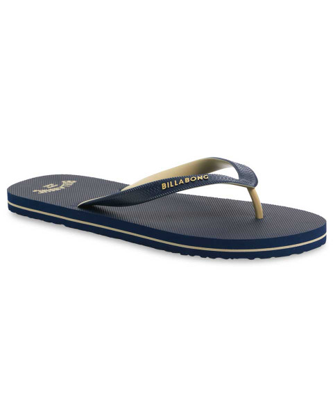 Stacked Mens Jandal - Navy/Sand