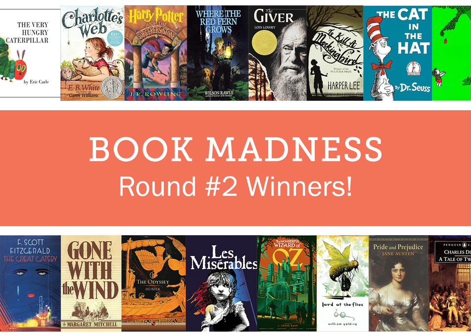 Book Madness Round #2: The Round of Upsets!