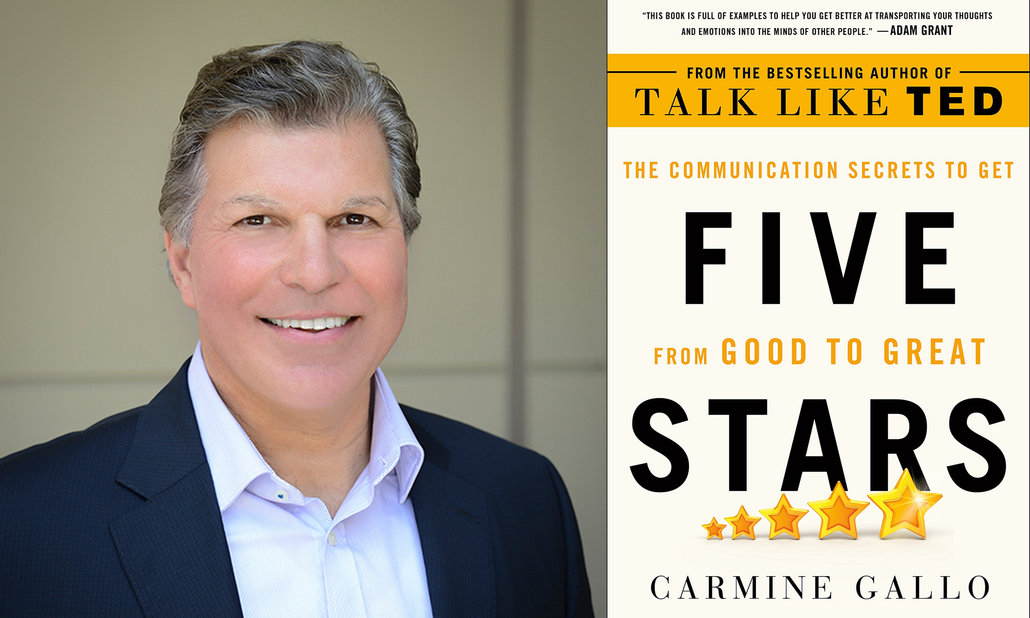 AuthorConnect Chat: Carmine Gallo wants you to get 'Five Stars!'