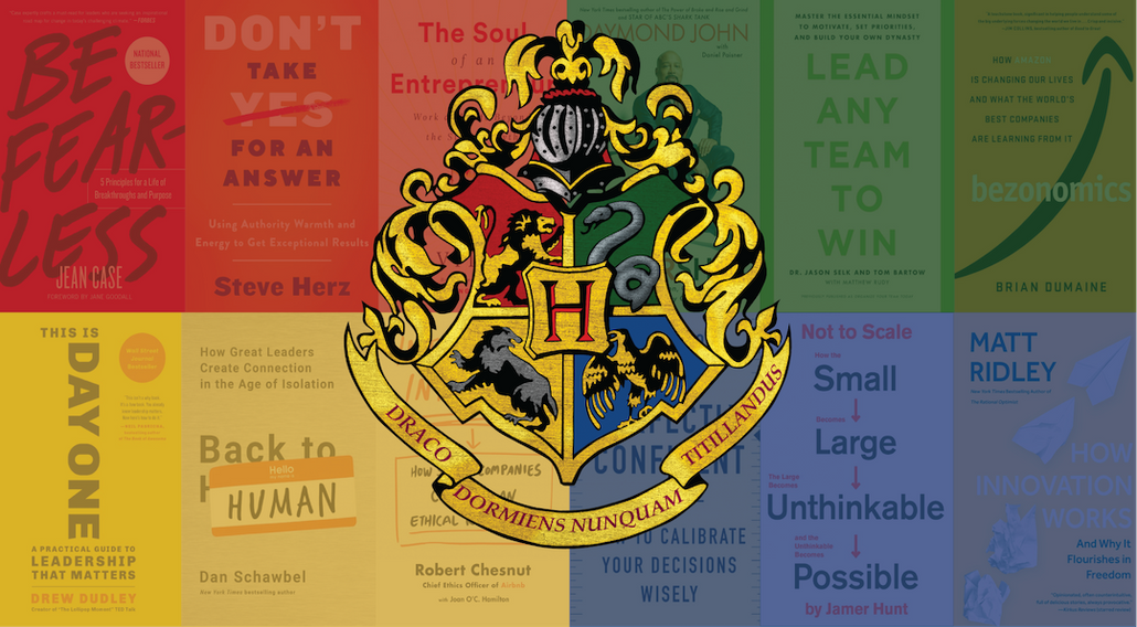 12 New Business Books by Hogwarts House