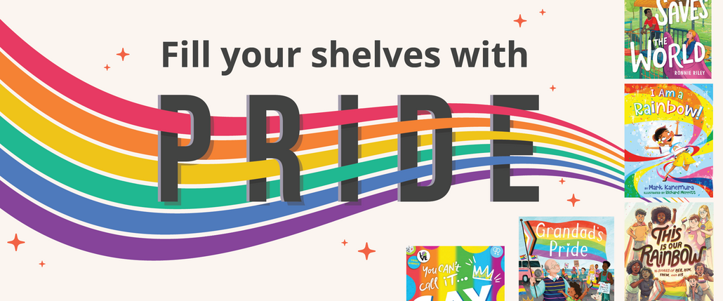 Color Your Bookshelf for Pride Month