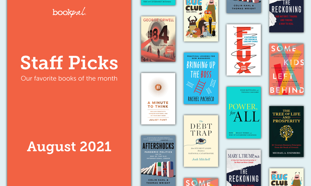 BookPal's Staff Picks: Our Favorite Books of August 2021