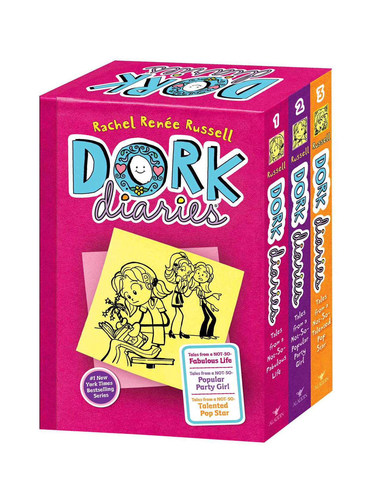 Dork Diaries 1-5 セット(3+1/2入り) 洋書 89e00d77-73b7-4303-aa4b-