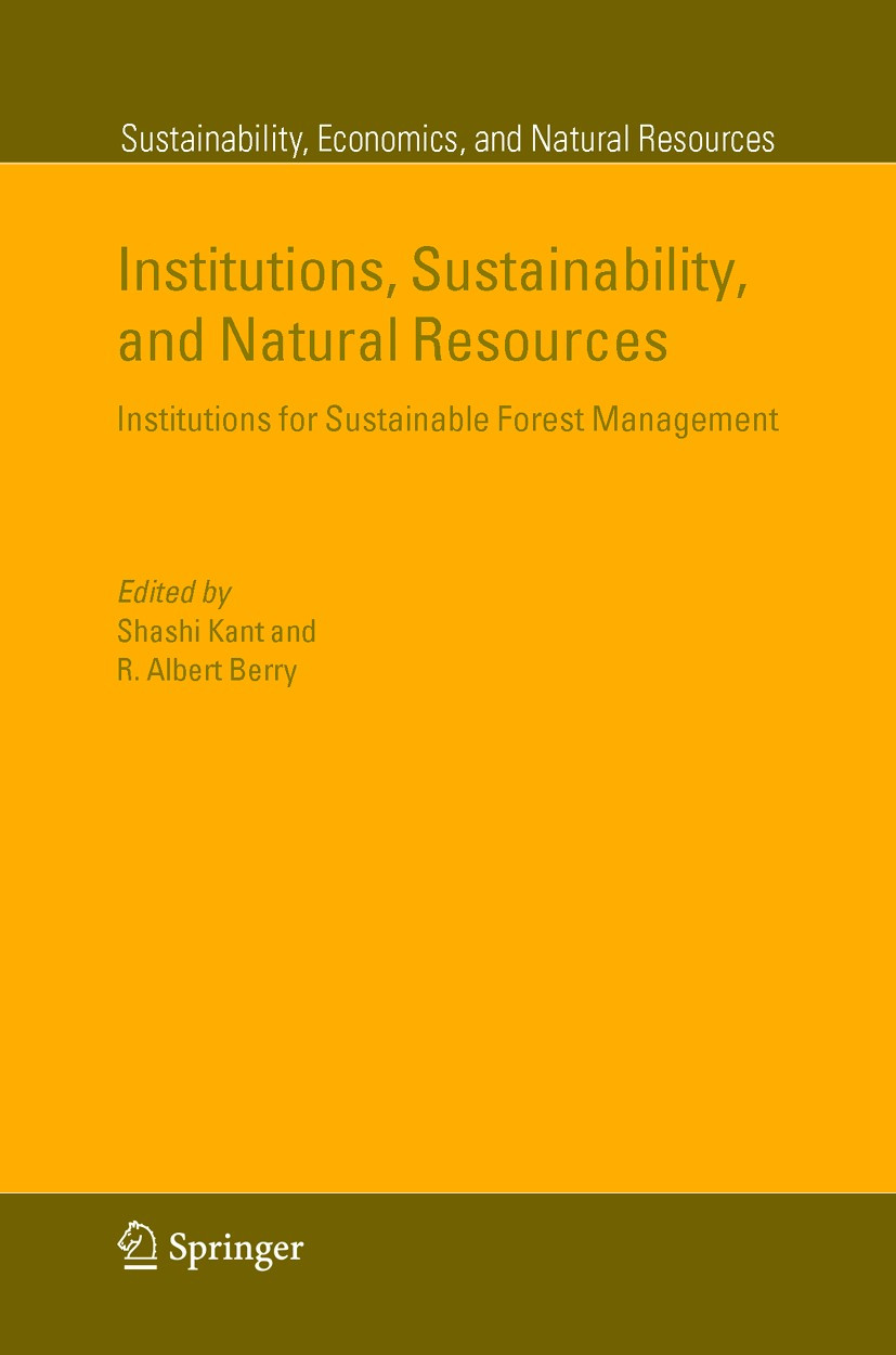 Institutions, Sustainability, and Natural Resources - Paperback