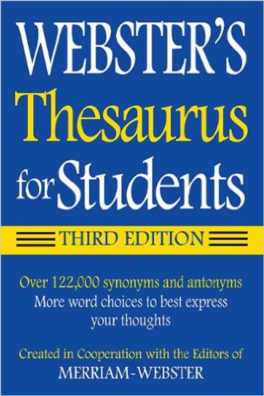 Webster's All-In-One Dictionary & Thesaurus, Second Edition