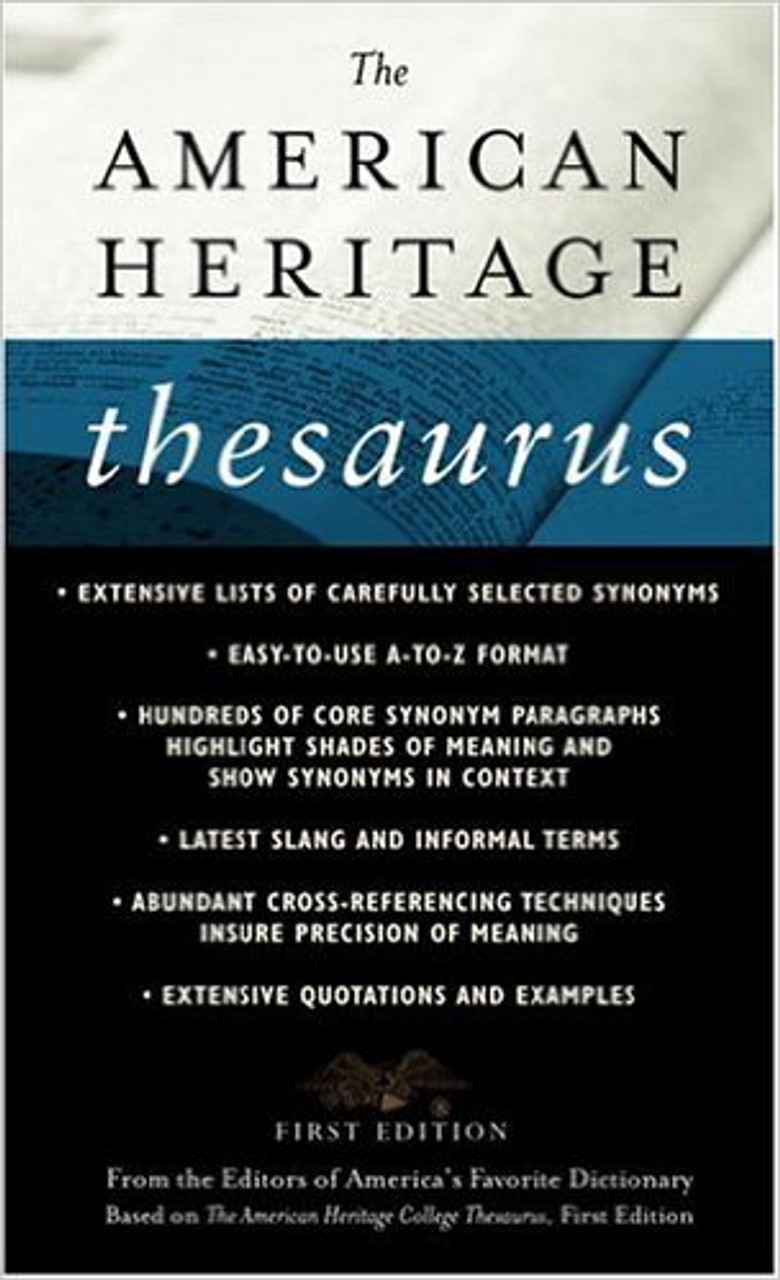 [Paperback]　Thesaurus　Heritage　American　The　BookPal