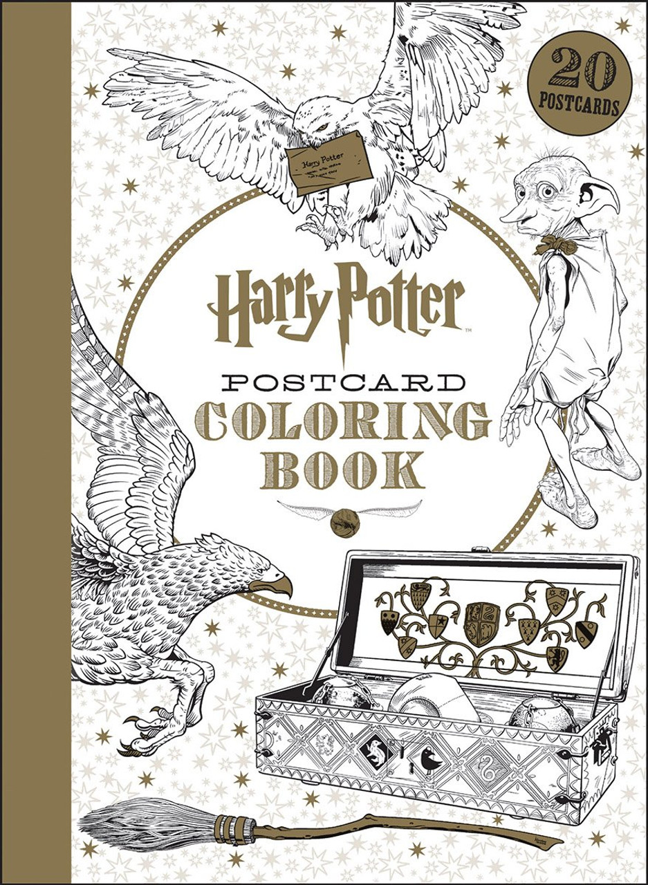 Harry Potter Magical Places & Characters Coloring Book by Scholastic