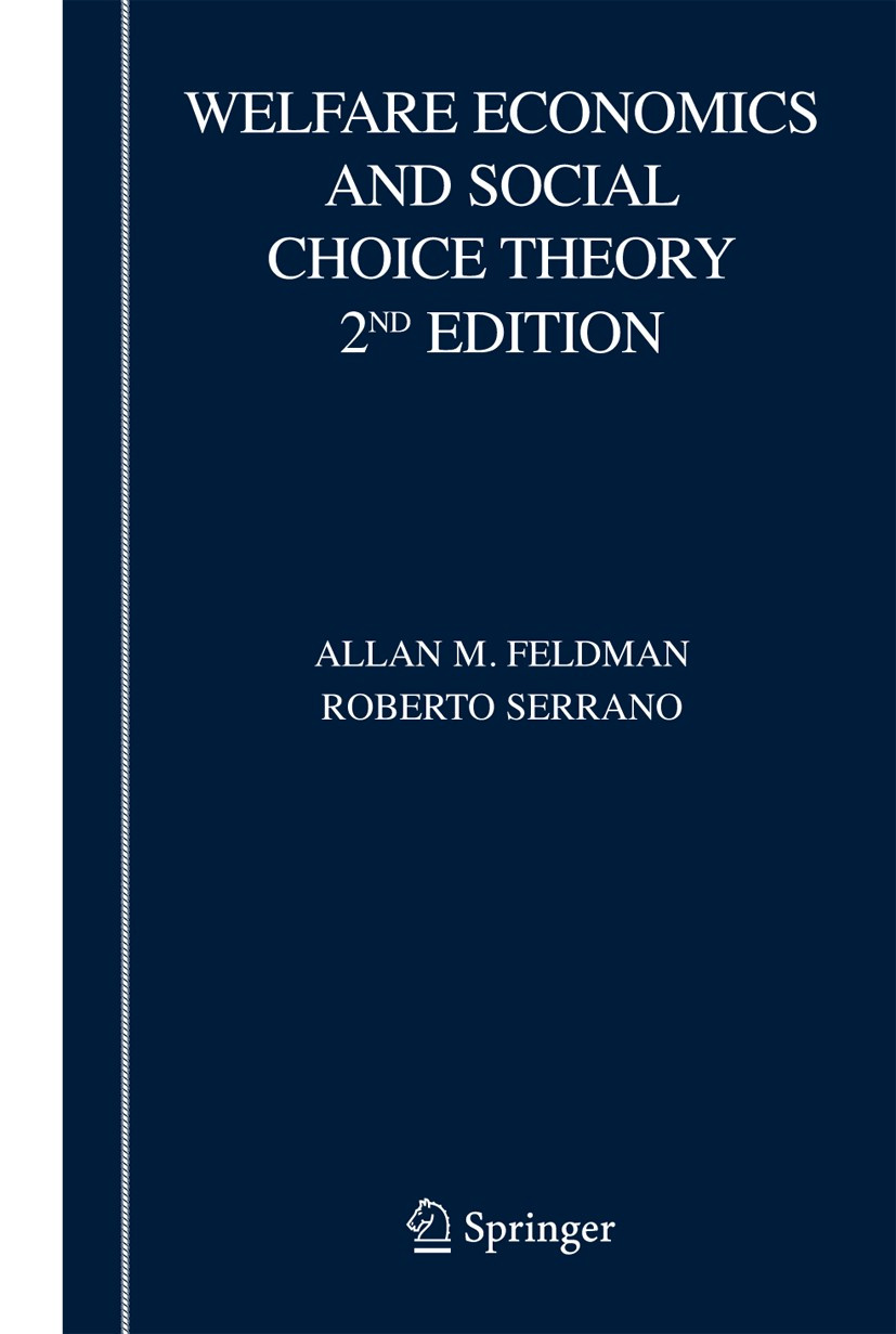 Welfare Economics and Social Choice Theory - Hardcover