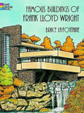 Famous Buildings of Frank Lloyd Wright (Dover History Coloring Book) Cover