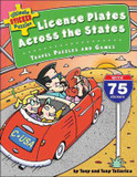 License Plates Across the States: Travel Puzzles and Games Cover