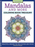 Mandalas and More Coloring Book Treasury: Beautiful Designs for Relaxation and Focus Cover