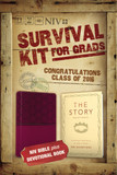 2016 Survival Kit for Grads, NIV: NIV Bible Plus Devotional Book, the Story Devotional Cover