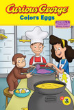 Curious George Colors Eggs Cover