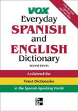 Vox Everyday Spanish and English Dictionary Cover