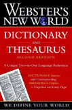 Webster's New World Dictionary And Thesaurus (Turtleback School & Library Binding Edition) Cover
