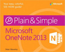 Microsoft OneNote 2013 Plain & Simple Cover