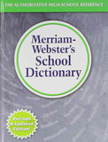 Merriam-Webster's School Dictionary Cover