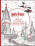 Harry Potter Magical Places & Characters Coloring Book Cover