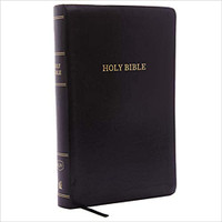 KJV, Reference Bible, Personal Size Giant Print, Leather-Look, Black, Red Letter Edition [Imitation Leather]