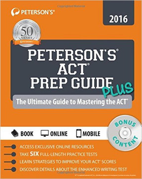 Peterson's ACT Prep Guide Plus (2016) Cover