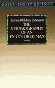 The Autobiography of an Ex-Colored Man ( Dover Thrift Editions ) Cover