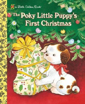 The Poky Little Puppy's First Christmas (Little Golden Book) Cover