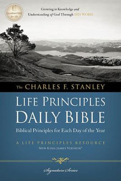 The Charles F. Stanley Life Principles Daily Bible, NKJV Cover