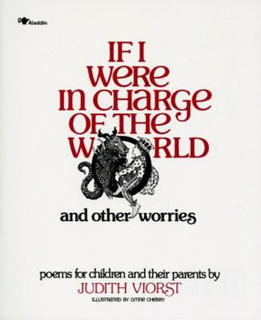 If I Were in Charge of the World and Other Worries: Poems for Children and Their Parents Cover