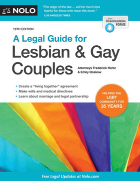 A Legal Guide for Lesbian & Gay Couples Cover