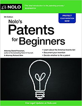 Nolo's Patents for Beginners: Quick & Legal Cover
