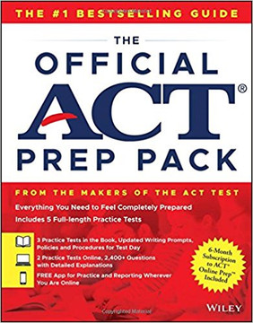 The Official ACT Prep Pack with 5 Full Practice Tests Cover The Official ACT Prep Pack with 5 Full Practice Tests Cover