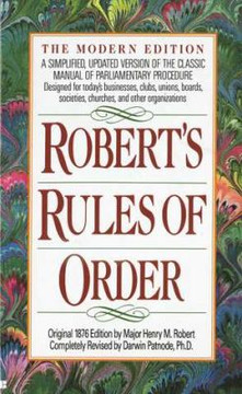 Robert's Rules of Order: The Modern Edition Cover