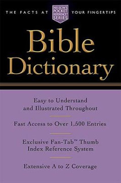 Pocket Bible Dictionary Cover