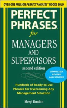 Perfect Phrases for Managers and Supervisors, Second Edition [Paperback] Cover