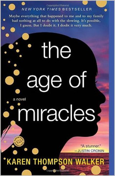 The Age of Miracles Cover
