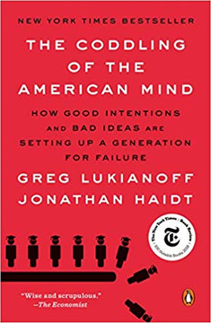 The Coddling of the American Mind: How Good Intentions and Bad Ideas Are Setting Up a Generation for Failure [Paperback] Cover