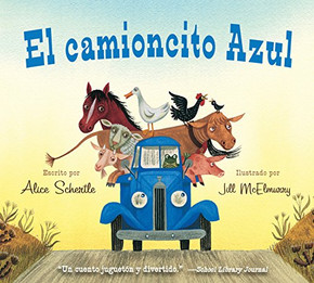 El Camioncito Azul (Little Blue Truck, Spanish Edition) Cover