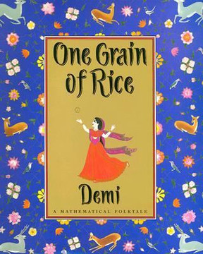 One Grain of Rice : A Mathematical Folktale Cover