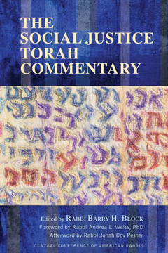 The Social Justice Torah Commentary- cover The Social Justice Torah Commentary- cover