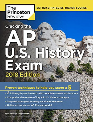 Cracking the AP U.S. History Exam, 2018 Edition Cover