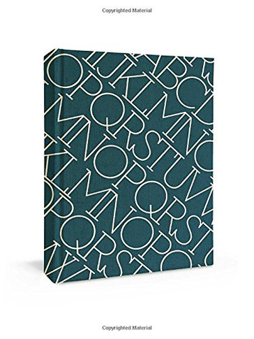 House Industries Indigo Linen Journal Cover