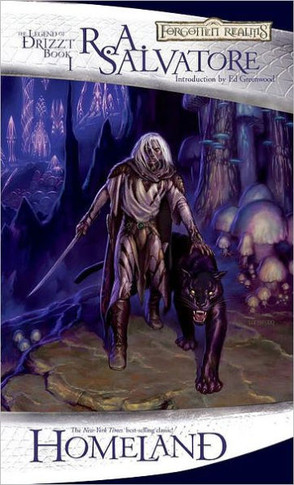 Homeland: The Legend of Drizzt, Book I Cover
