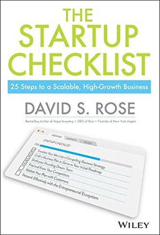 The Startup Checklist: 25 Steps to Scalable, High-Growth Business Cover