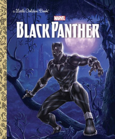Black Panther Little Golden Book Cover