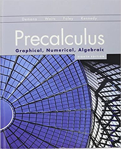 Precalculus: Graphical, Numerical, Algebraic (8TH ed.) Cover