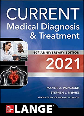 Current Medical Diagnosis and Treatment 2021 - Cover