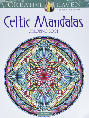 Creative Haven Celtic Mandalas Coloring Book - Cover