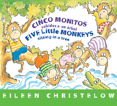 Five Little Monkeys Sitting in a Tree [Spanish] cover