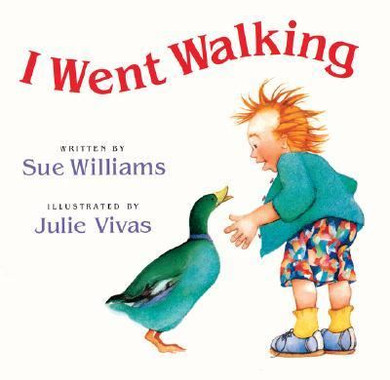 I Went Walking : Lap-Sized Board Book Cover
