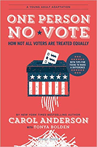 One Person, No Vote (YA Edition): How Not All Voters Are Treated Equally Cover